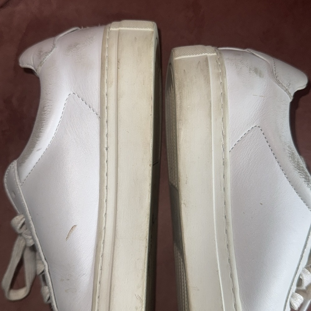 Reiss Women’s  White Sneakers worn size 38 - Picture 5 of 8